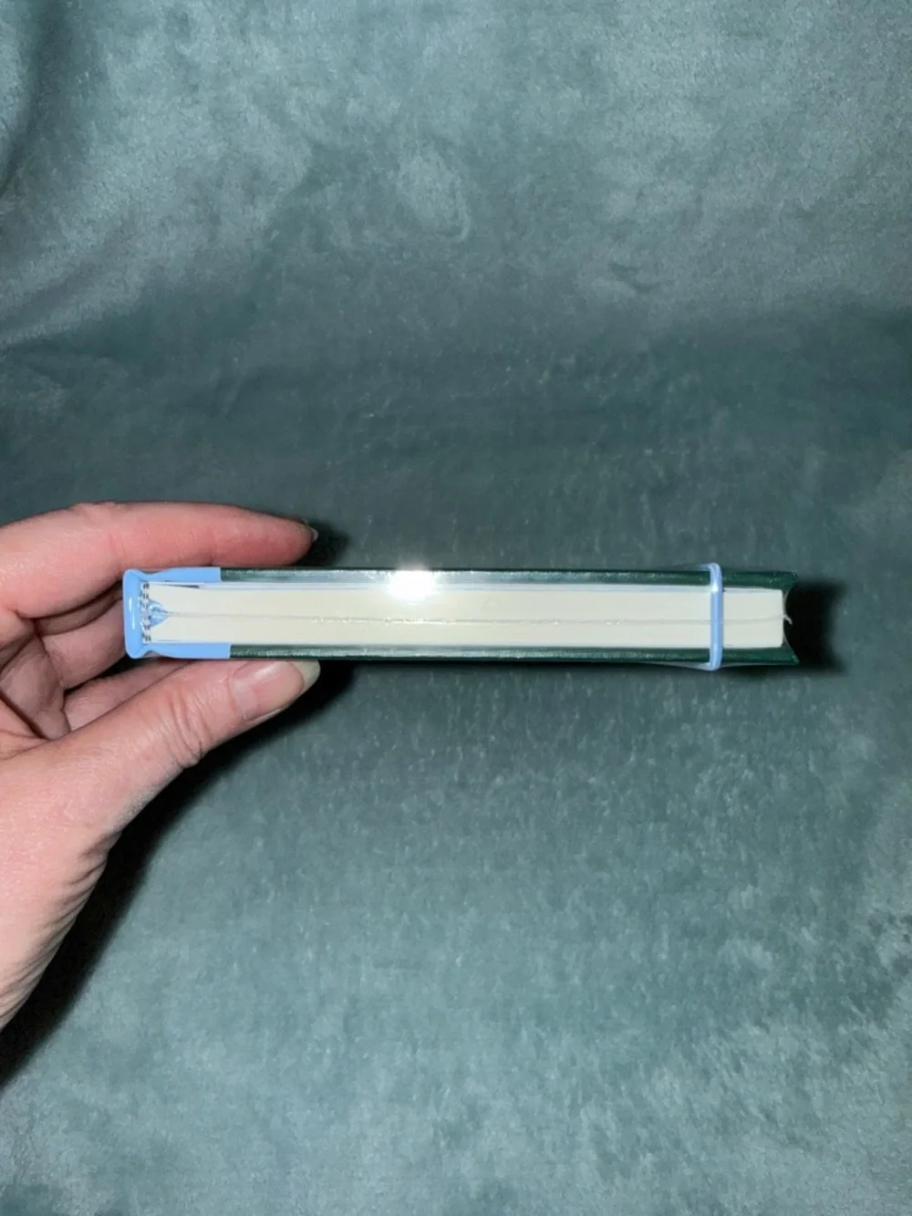 kate spade Hardcover Journal with Light Blue K and Spine